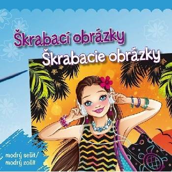 Škrabacie obrázky modrý zošit