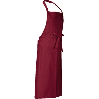 Workwear Verona Dlouhá pracovní zástěra s laclem 00130-01 Regency Red