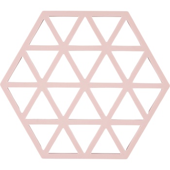 Zone Denmark Triangles Подложка за горещи съдове, светлорозова (36556)