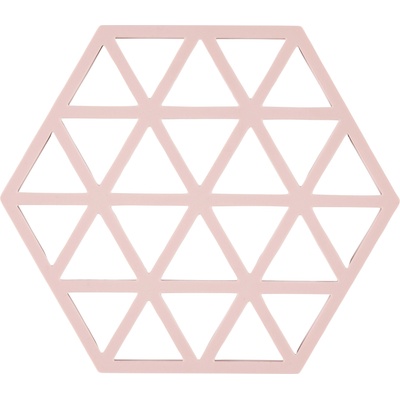 Zone Denmark Triangles Подложка за горещи съдове, светлорозова (36556)