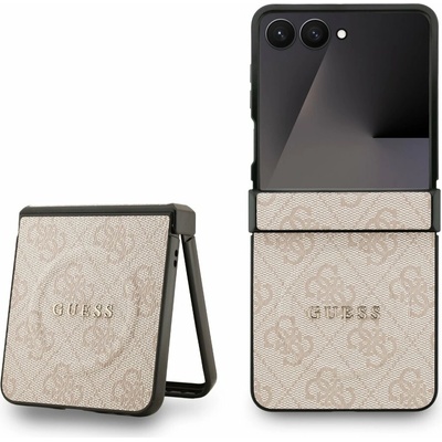 Guess Magnetic 4G Pu W/ Classic Samsung Galaxy Z Flip7 s MagSafe Pink Guhmzf7P4Msegcp
