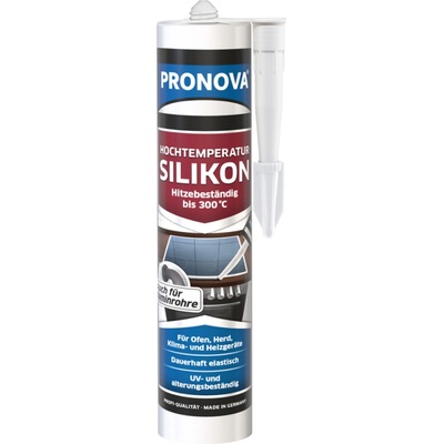 Pronova Vysokoteplotný silikón 300 ml čierna