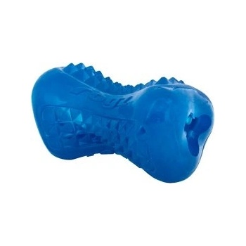 Rogz Yumz Large - Кучешки кокал за дъвчене с дупка за лакомства 15 см. син