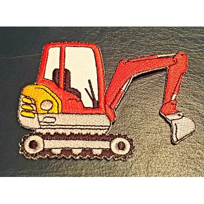 í Nažehlovací nášivky pro kluky Barva: bagr 6,5x8,5cm