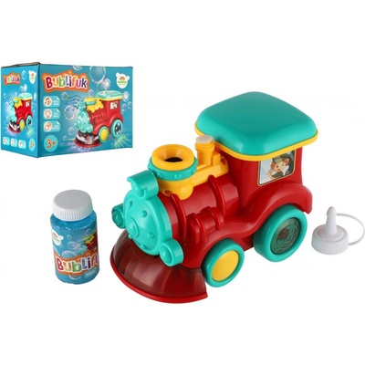 Lokomotiva Vláček s bublifukem 18cm se zvukem a světlem