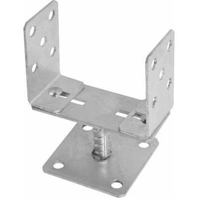 Domax PSRLT 0-160 zaskrutkovacia pätka stĺpika typu U 0-160 - 0-160 x 110 x 3 mm 4 ks