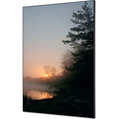 Jansen Display Textilní dekorace na zeď A1 Lesní východ slunce, 594 x 841 mm
