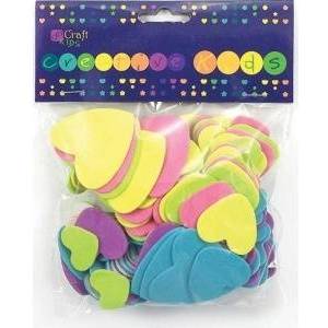 Dalprint Heart Foam Stickers 120pcs