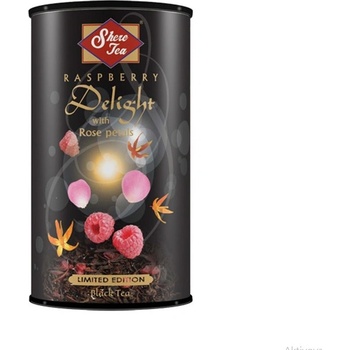 Shere sypaný černý čaj Raspberry Delight malina 100 g