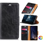 Alcatel 5v Magnetic Wallet Кожен Калъф и Стилус
