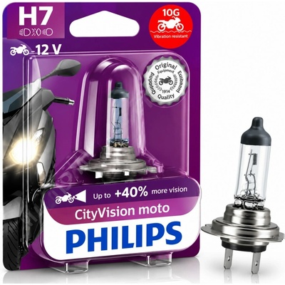 Philips CityVision Moto 12972CTVBW H7 PX26d 12V 55W