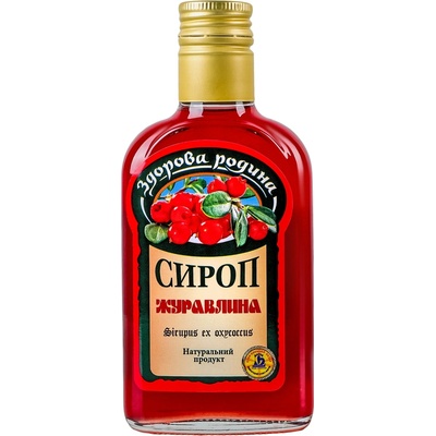 Zdorova rodyna Brusinkový sirup 200 ml