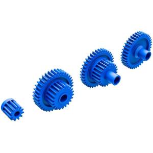 Traxxas Зъбни колела Traxxas TRX4M бързи скорости GEAR SET, TRANSMISSION, SPEED (9.7: 1 REDUCTION RATIO)/ PINION GEAR, 11-TOOTH TRX9776X (TRX9776X)