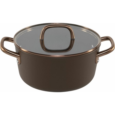ZWILLING Milano Stock Pot with Glass Lid 24 cm, Brown