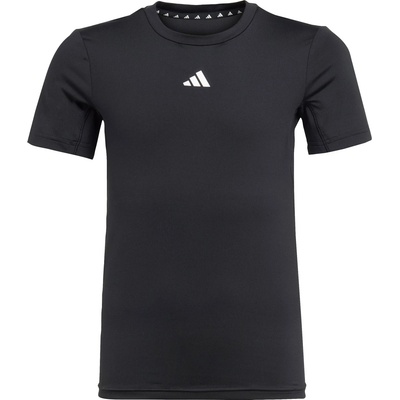 adidas Детска спортна тениска adidas Kid's Techfit Tee Sport shirt - Black / White - размер 164 (EU) (704-5272-0115)