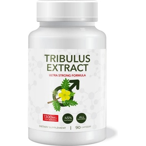  Tribulus Extract Ultra Strong Formula капсули за сила, издръжливост, либидо - 90 капсули