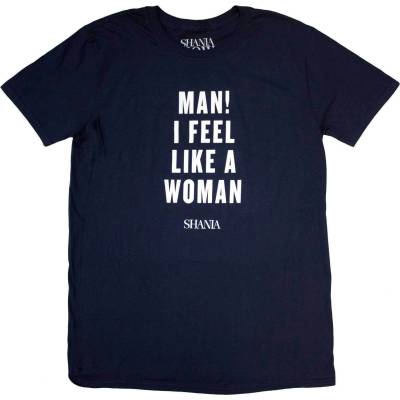 Shania Twain Feel Like A Woman Navy Blue M Риза (<![CDATA[SHANTS03MN02]]>)