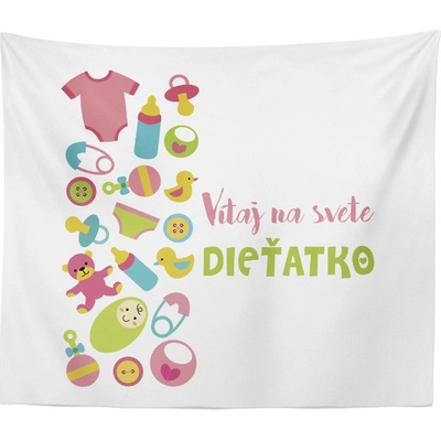 Sablio Deka Vitaj na svete baby 150x120