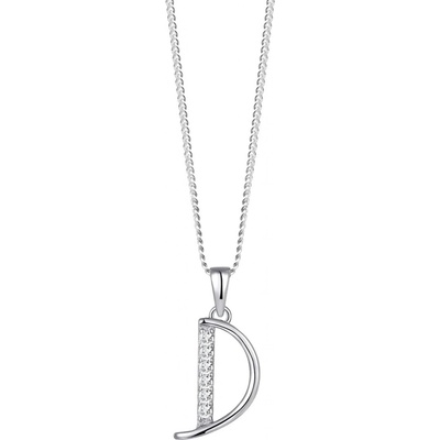 Preciosa Stříbrný náhrdelník písmeno "D" 5380 00D