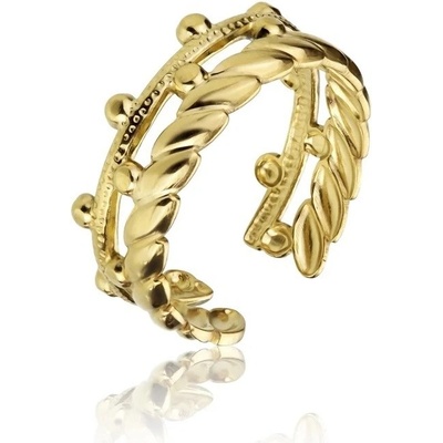 Marc Malone pozlacený prsten Vivian Gold Ring MCR23006G