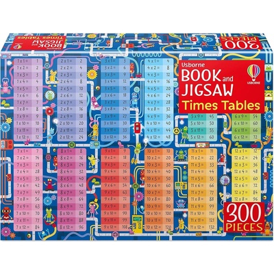 Usborne Пъзел Usborne от 300 части - Таблици за умножение (9781474998079)