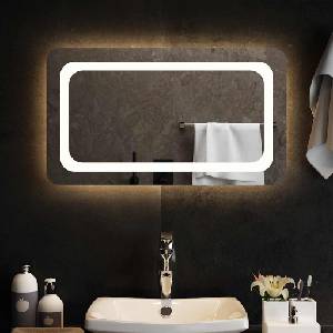 vidaXL LED огледало за баня, 70x40 см (151783)