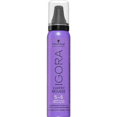 Schwarzkopf Professional Igora Expert Mousse semipermanentní barvicí pěna 5-5 Light Brown Gold 100 ml