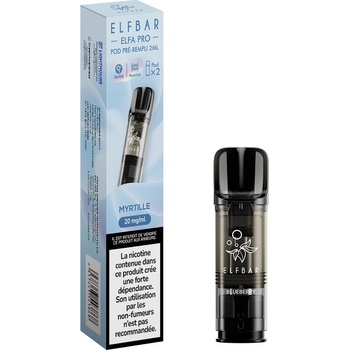ElfBar Elfa Pro cartridge Blueberry 2 x 2 ml 0 mg