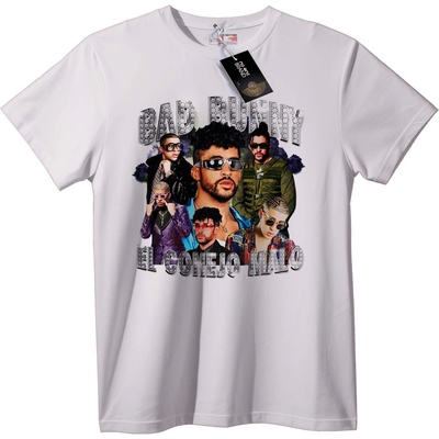 NOONEBRAND Тениска Колаж Музикална група - L, Black