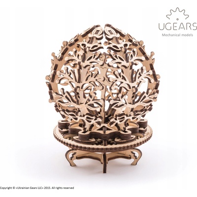 Ugears 3D puzzle Květina 101 ks