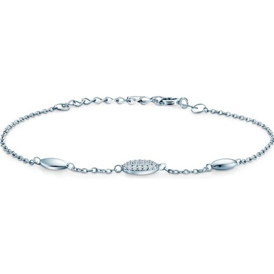 SAVICKI Náramok s príveskom striebro so zirkónom 19 cm - B-B-B0831-00213-925-B