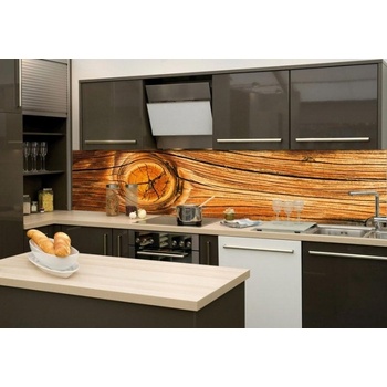 DIMEX ART s. r. o Фототапет за кухня - червено дърво 260 x 60 см