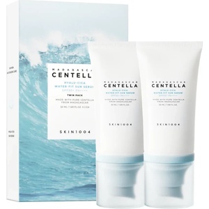 SKIN1004 Madagascar Centella Hyalu-Cica Water-Fit Sun Serum SPF50+ PA++++ TWIN PACK - Лек текстуриран слънцезащитен серум (2x50мл)
