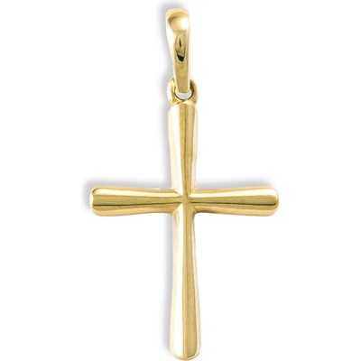 Gemmax GBPYN1148 Zlatý přívěsek křížek plastický hladký GBPYN 11481
