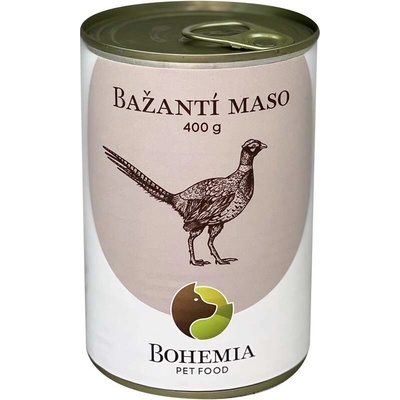 Bohemia Pet Food Bažantej mäso vo vlastnej šťave 400 g