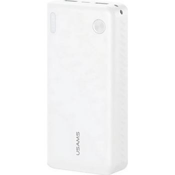 USAMS PB83 2 USB+Type-C 20000mAh, PD бързо зарядно устройство, БЯЛО 20KCD25402 (20KCD25402)
