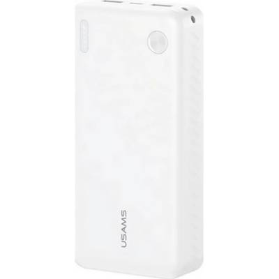 USAMS PB83 2 USB+Type-C 20000mAh, PD бързо зарядно устройство, БЯЛО 20KCD25402 (20KCD25402)