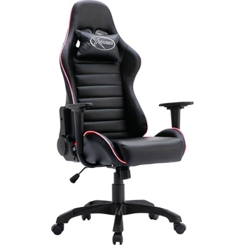 vidaXL Marketos Herní židle s LED podsvícením černá umělá kůže