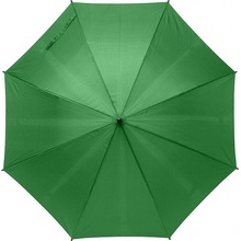 Klasický automatický dáždnik rovná rukoväť zelený