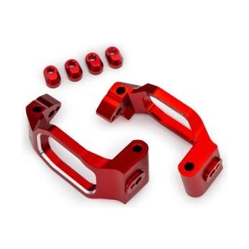 Traxxas алуминиева главина червено анодирана (чифт)