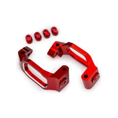 Traxxas алуминиева главина червено анодирана (чифт)