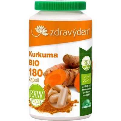 ZdravýDen BIO Kurkuma 180 kapslí