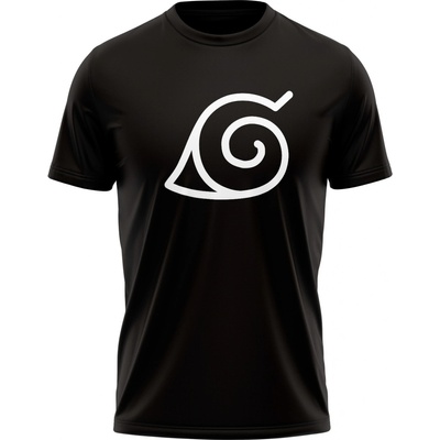 Naruto dětské tričko Konoha černá