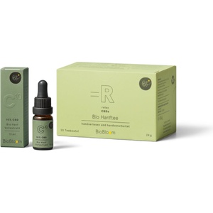 BioBloom комплект за сън - CBD масло 10% + конопен чай