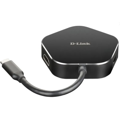 D-Link USB хъб D-Link 4-in-1 USB-C Hub with HDMI and Power Delivery (DUB-M420)