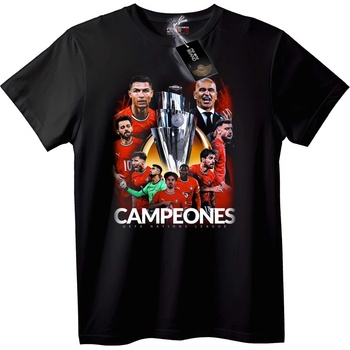 NOONEBRAND Тениска Шампиони на UEFA Nations League - 7XL, Black