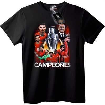 NOONEBRAND Тениска Шампиони на UEFA Nations League - 7XL, Black