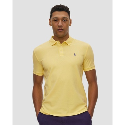 Polo Ralph Lauren polokošele s krátkym rukávom polo Ajuste Coupe Droite Fitee stretch mesh žlté