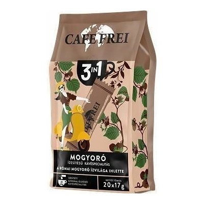 CAFE FREI Instantní káva Římský lískový oříšek 3 v 1 20 x 17 g