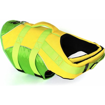 RESTUBE vesta plovací pro psy S Green/Yellow S